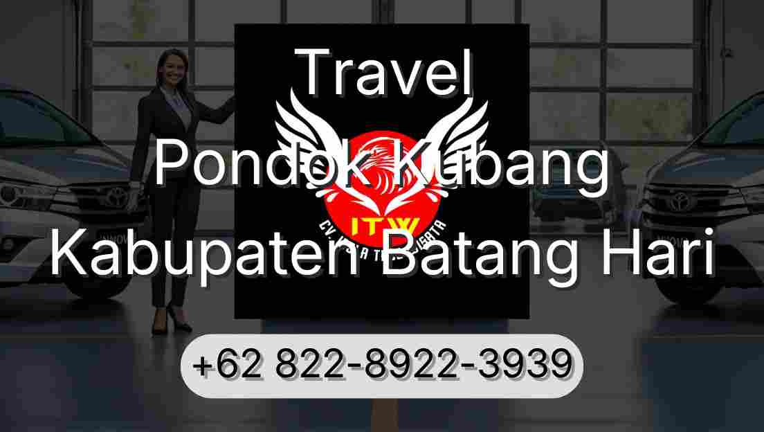 Travel Pondok Kubang Kabupaten Batang Hari