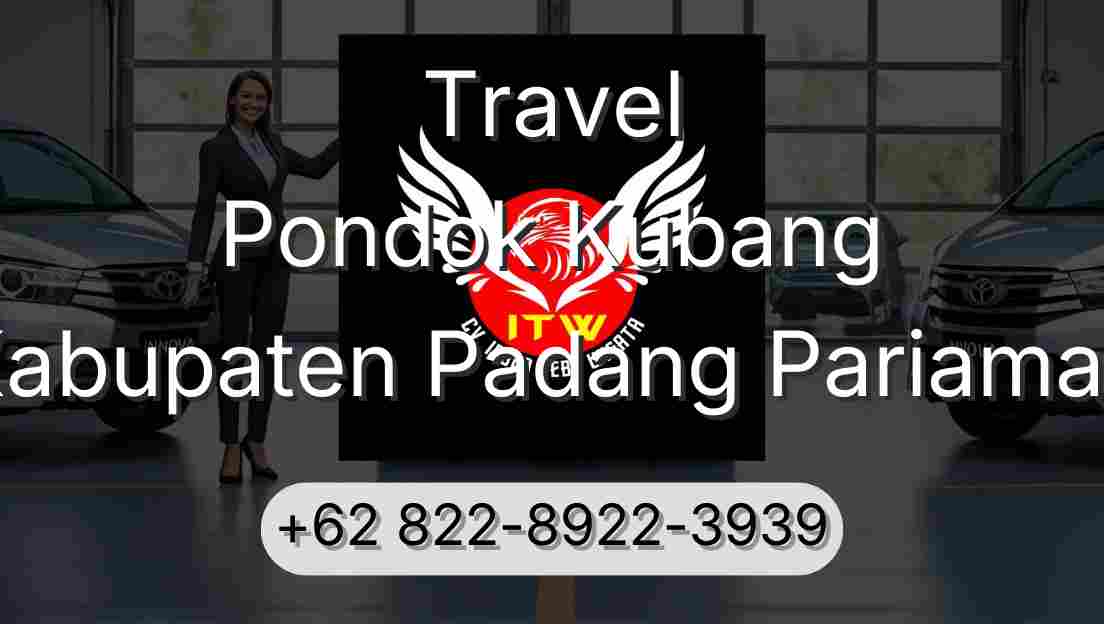 Travel Pondok Kubang Kabupaten Padang Pariaman