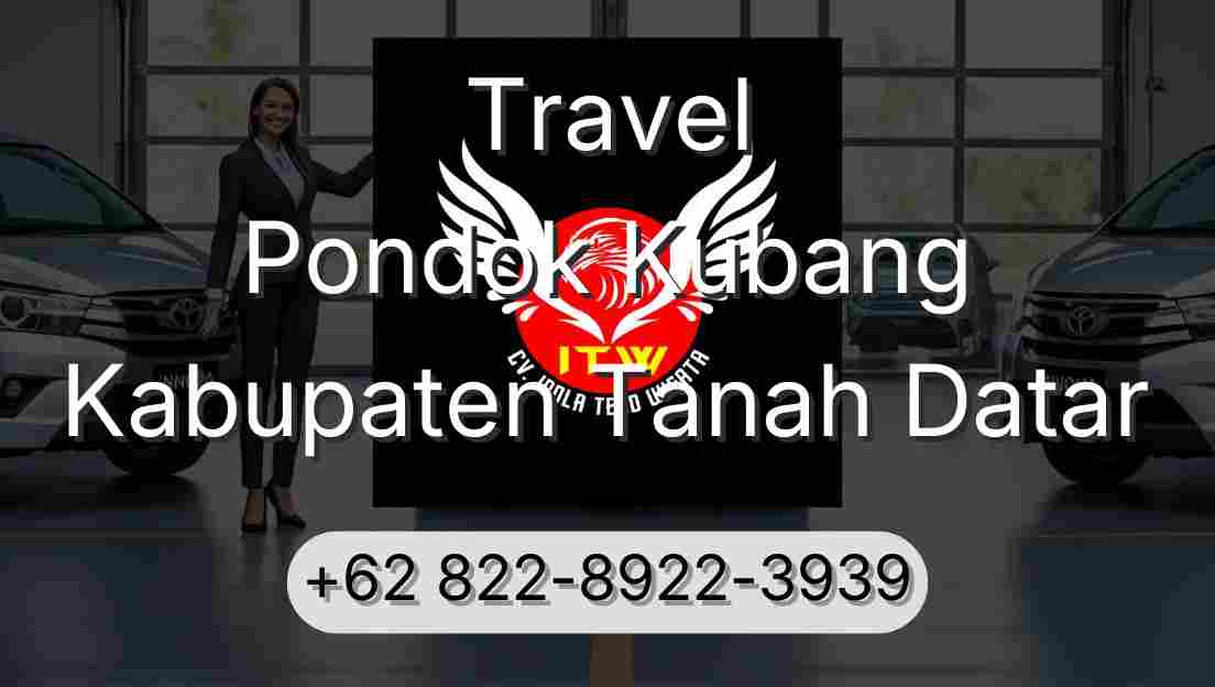 Travel Pondok Kubang Kabupaten Tanah Datar