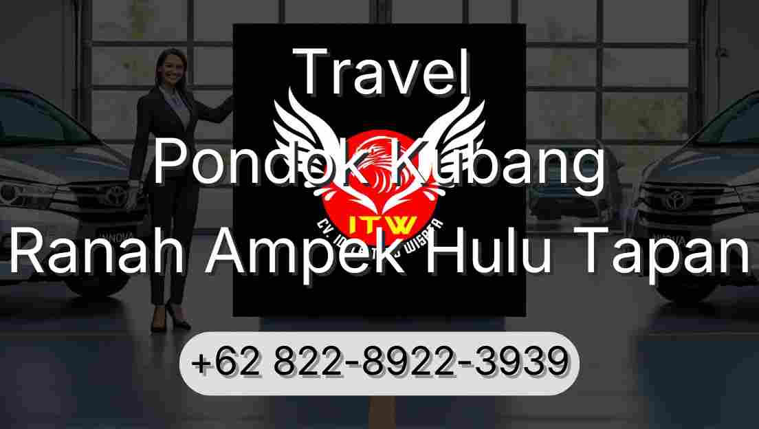 Travel Pondok Kubang Ranah Ampek Hulu Tapan