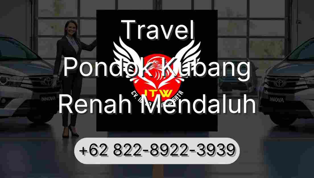 Travel Pondok Kubang Renah Mendaluh
