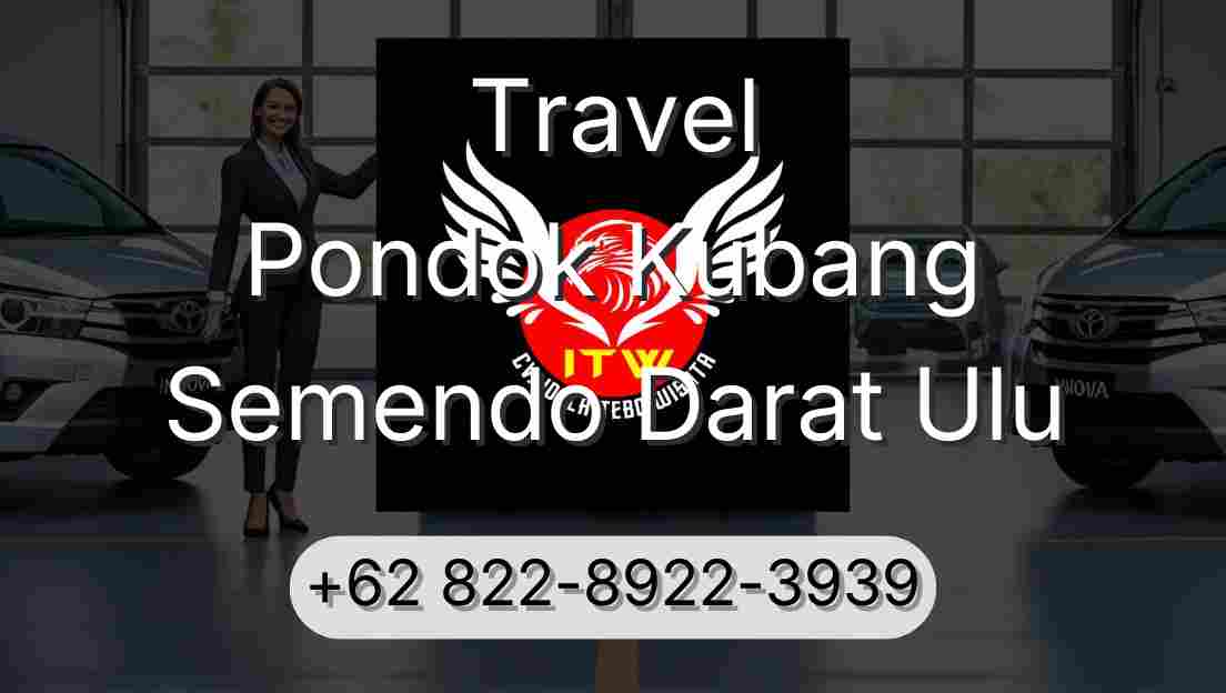 Travel Pondok Kubang Semendo Darat Ulu