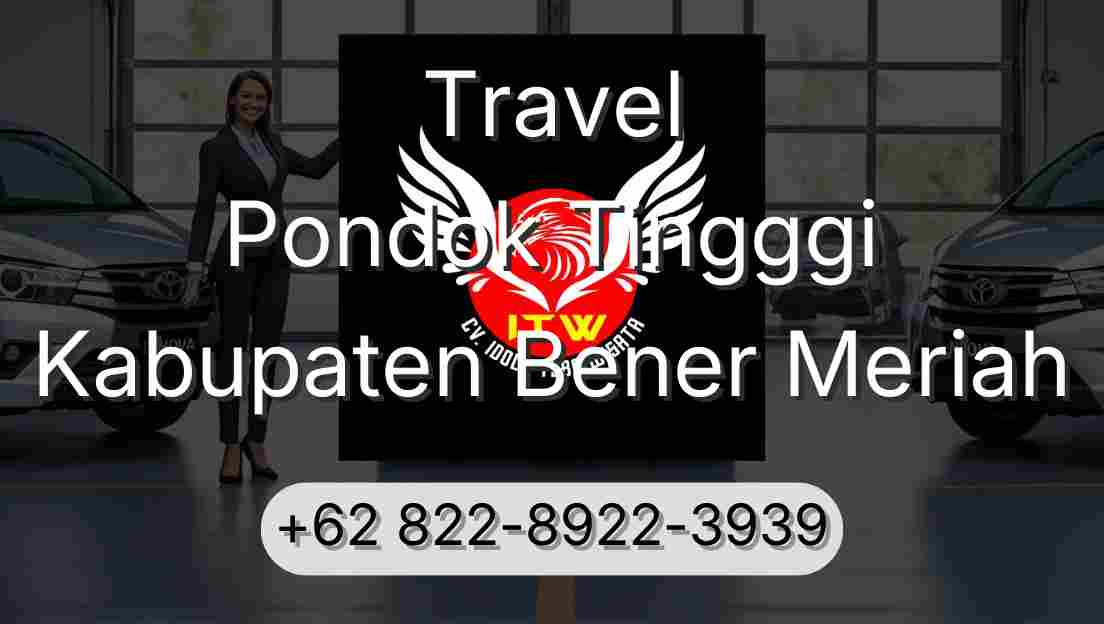 Travel Pondok Tingggi Kabupaten Bener Meriah