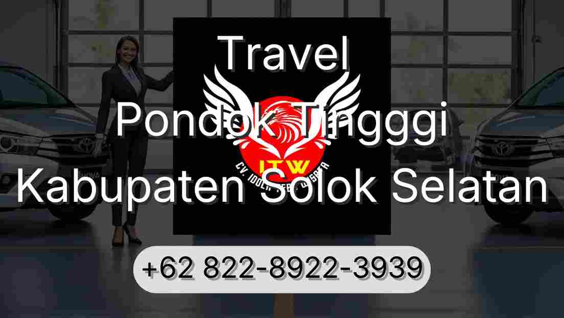 Travel Pondok Tingggi Kabupaten Solok Selatan