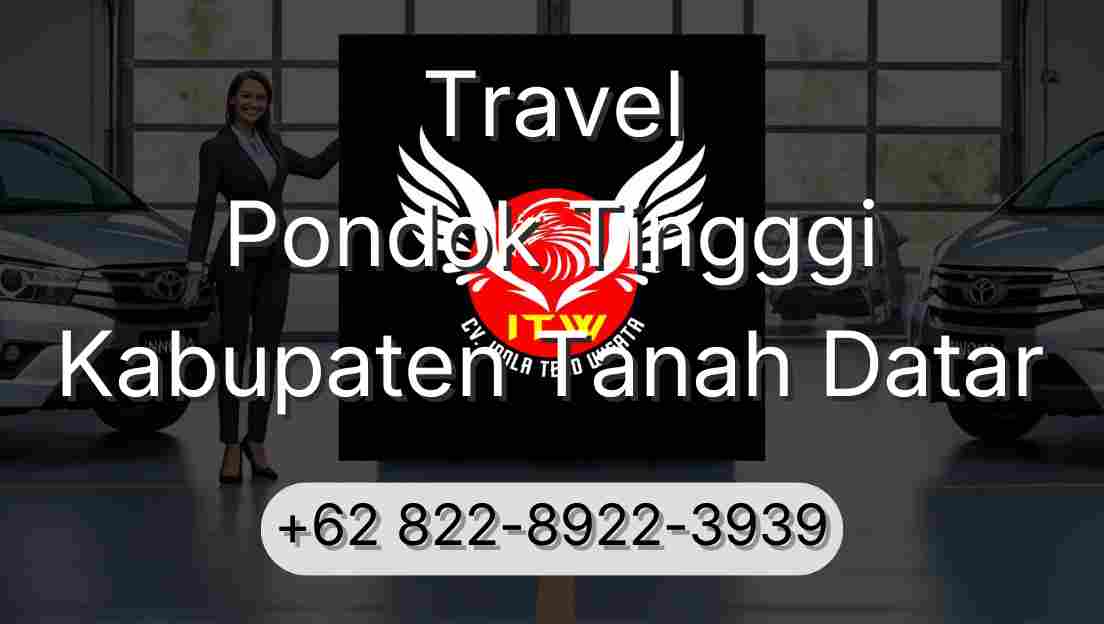 Travel Pondok Tingggi Kabupaten Tanah Datar