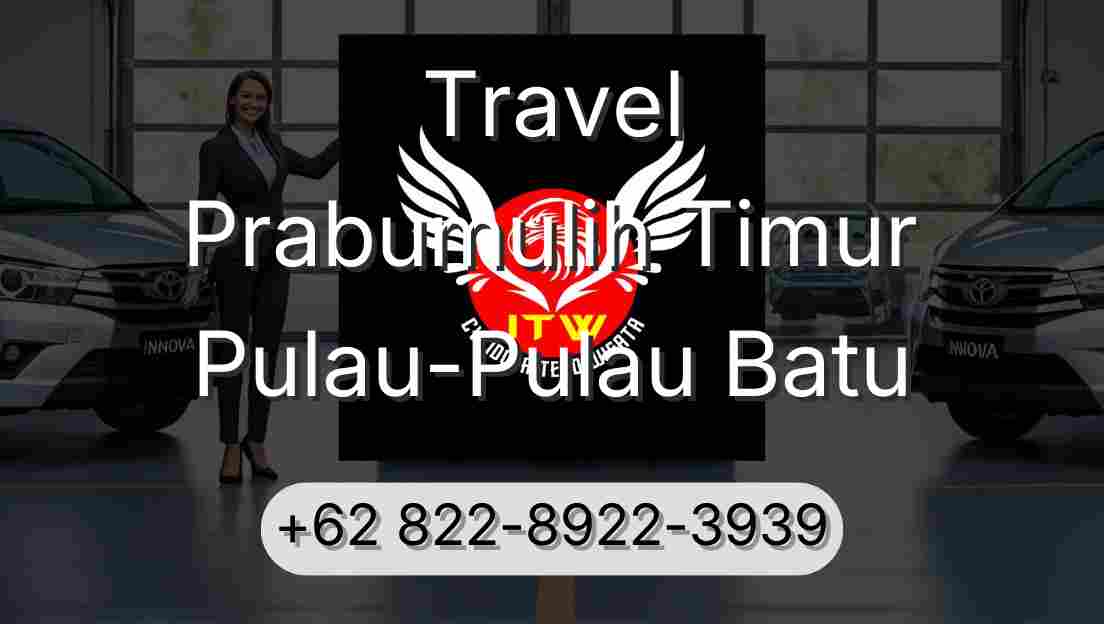 Travel Prabumulih Timur Pulau-Pulau Batu