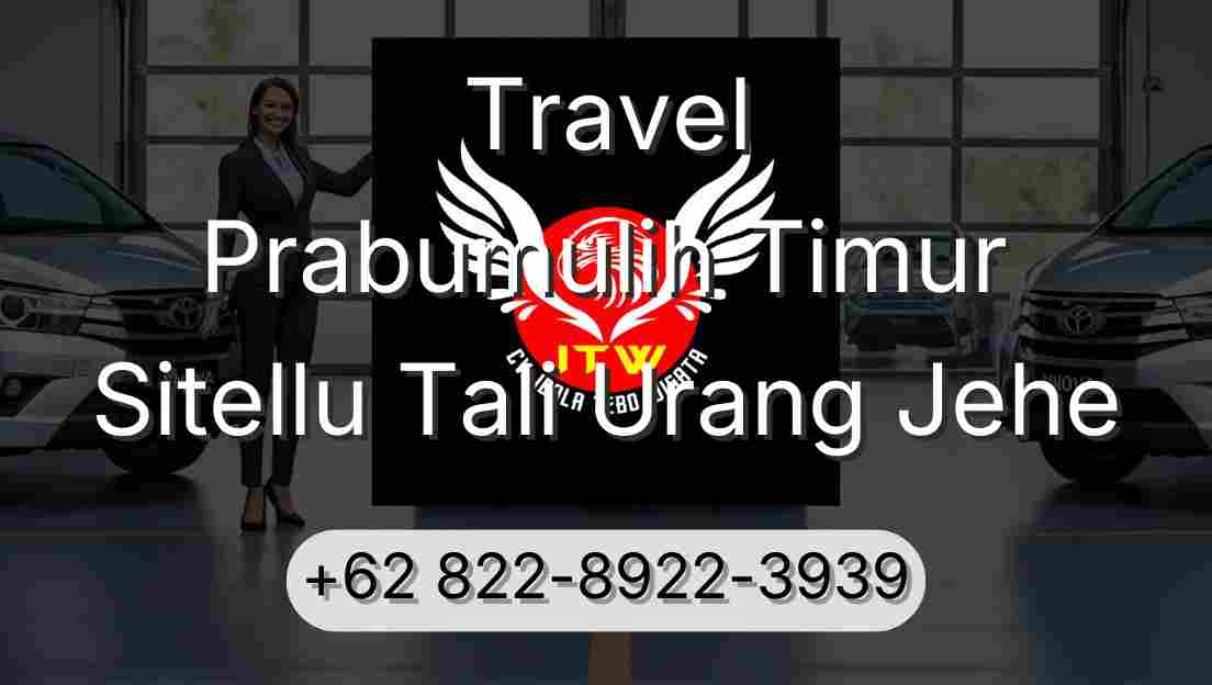 Travel Prabumulih Timur Sitellu Tali Urang Jehe