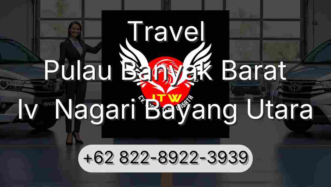 Travel Pulau Banyak Barat Iv  Nagari Bayang Utara