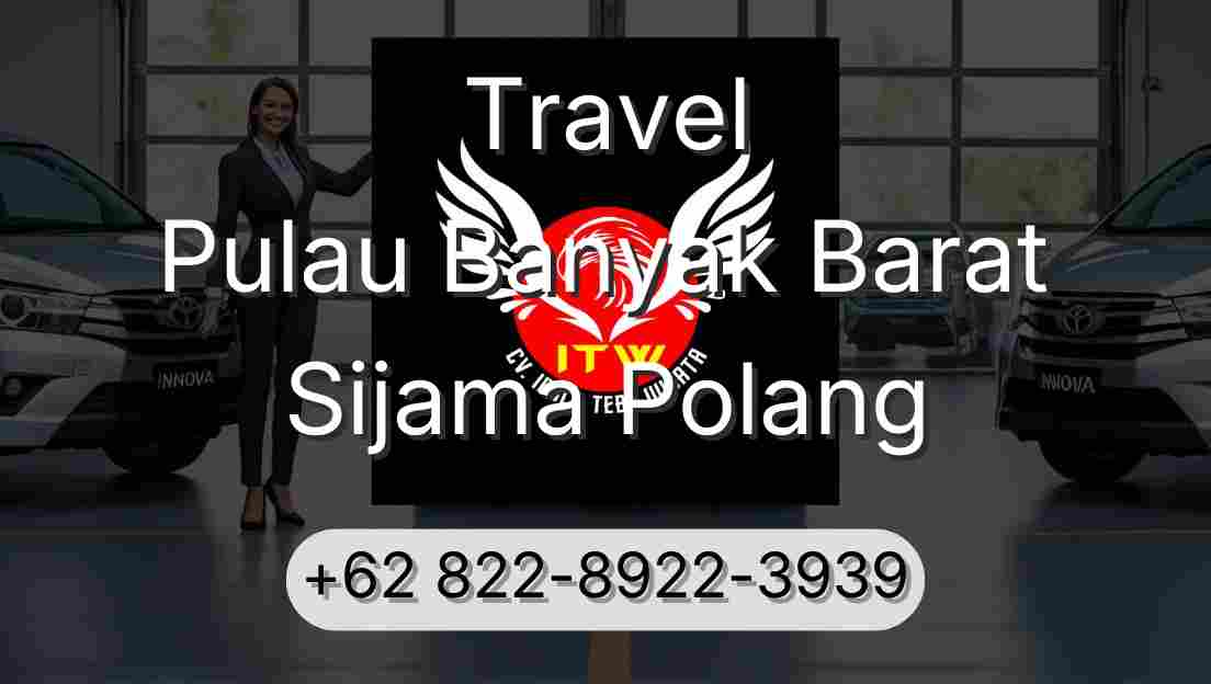 Travel Pulau Banyak Barat Sijama Polang