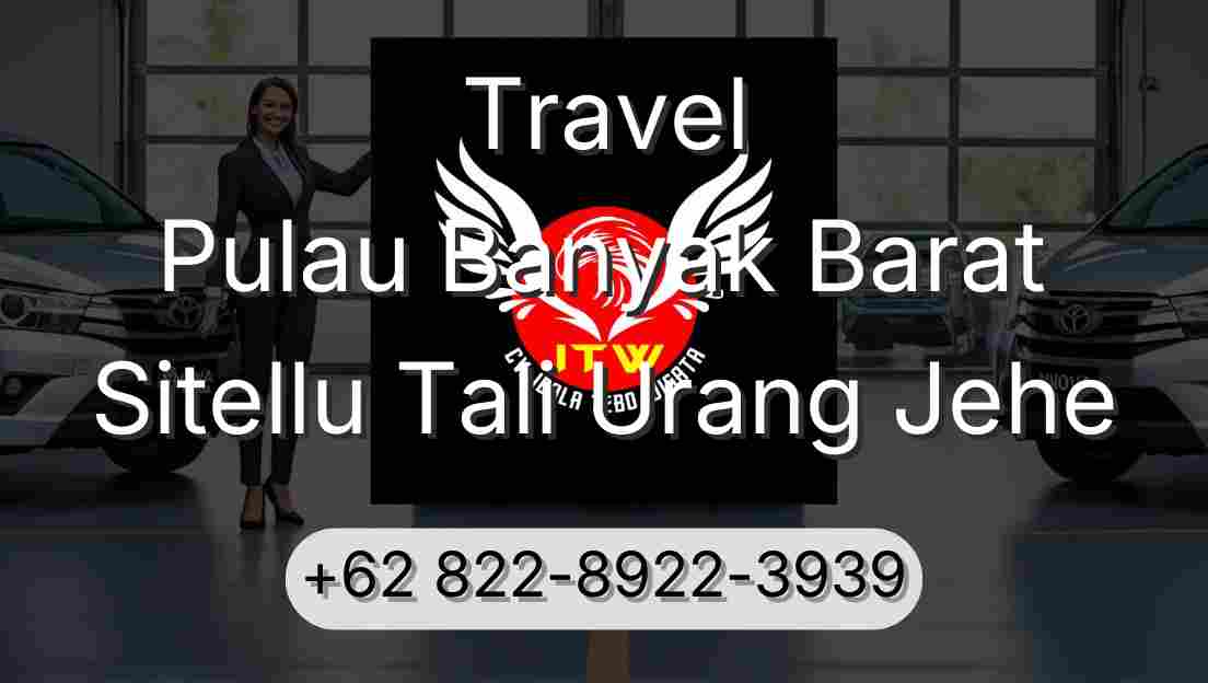 Travel Pulau Banyak Barat Sitellu Tali Urang Jehe