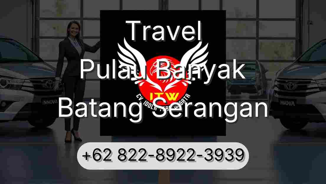 Travel Pulau Banyak Batang Serangan