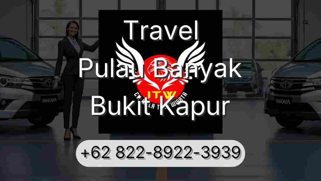Travel Pulau Banyak Bukit Kapur