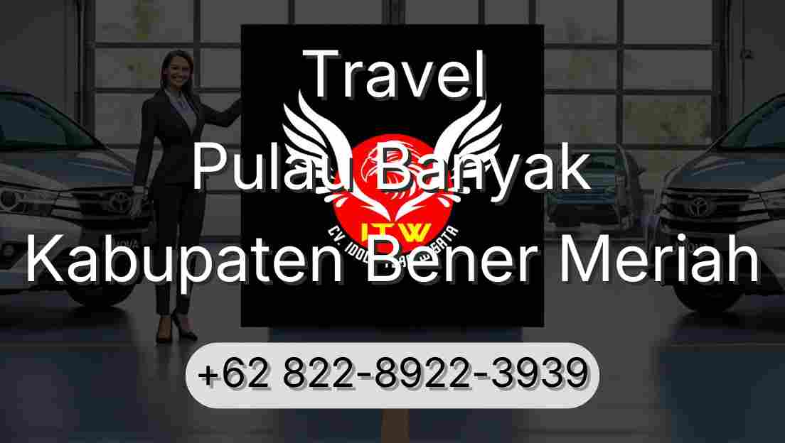 Travel Pulau Banyak Kabupaten Bener Meriah
