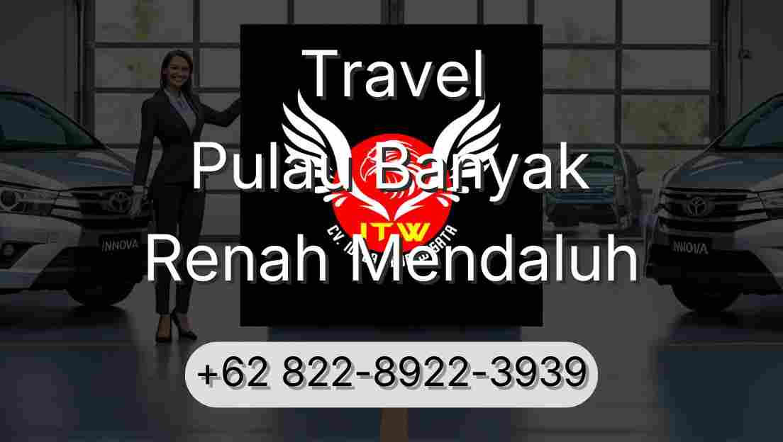 Travel Pulau Banyak Renah Mendaluh