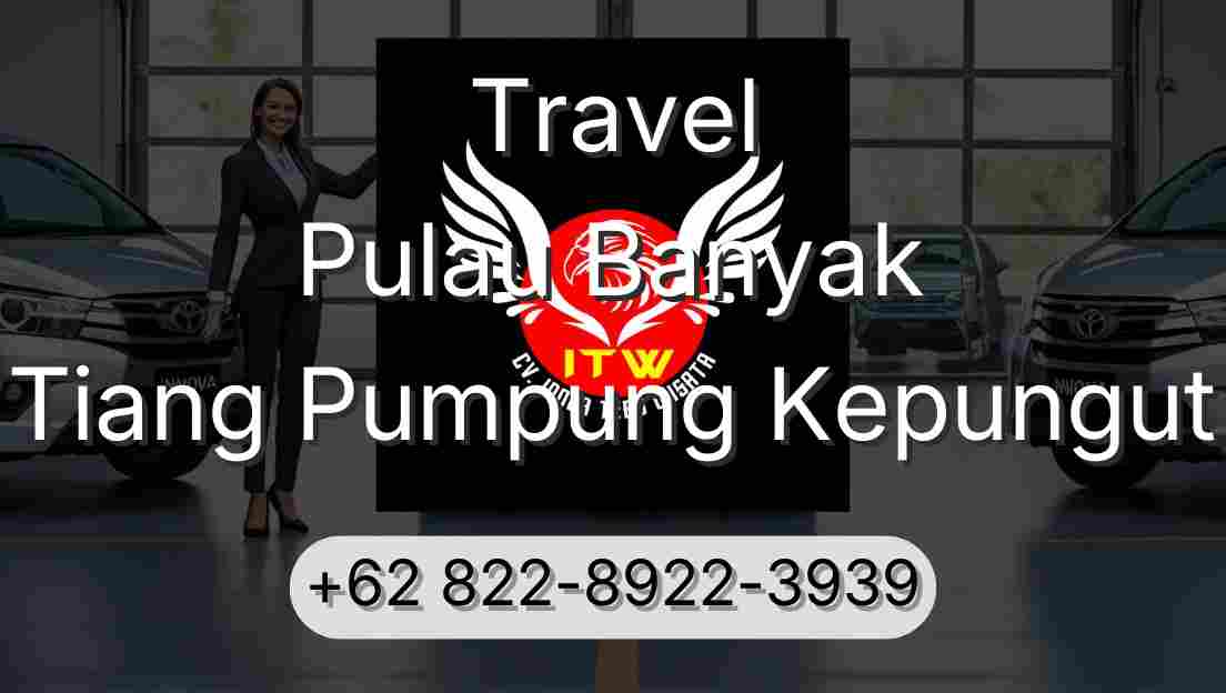 Travel Pulau Banyak Tiang Pumpung Kepungut