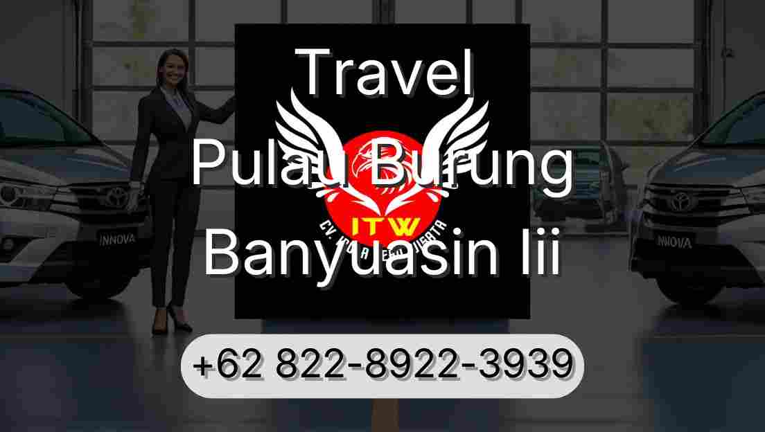 Travel Pulau Burung Banyuasin Iii