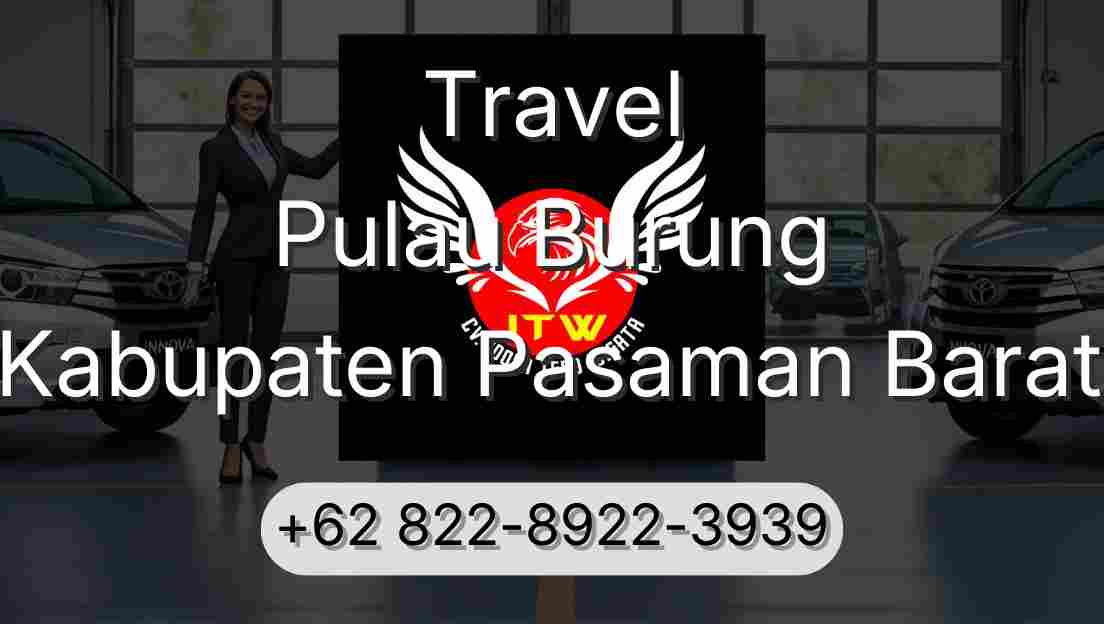 Travel Pulau Burung Kabupaten Pasaman Barat