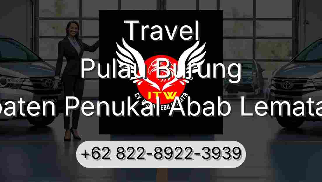 Travel Pulau Burung Kabupaten Penukal Abab Lematang Ilir