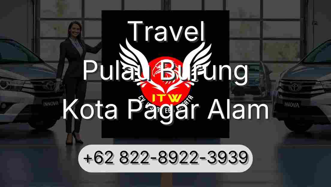 Travel Pulau Burung Kota Pagar Alam