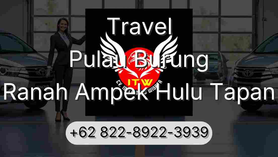 Travel Pulau Burung Ranah Ampek Hulu Tapan