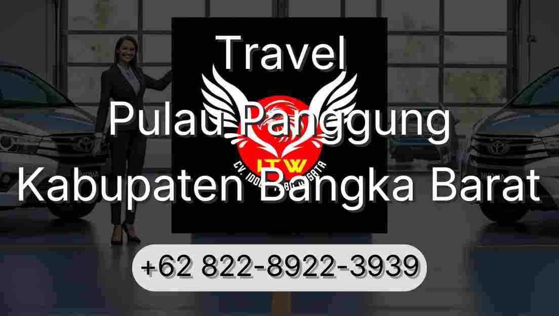 Travel Pulau Panggung Kabupaten Bangka Barat