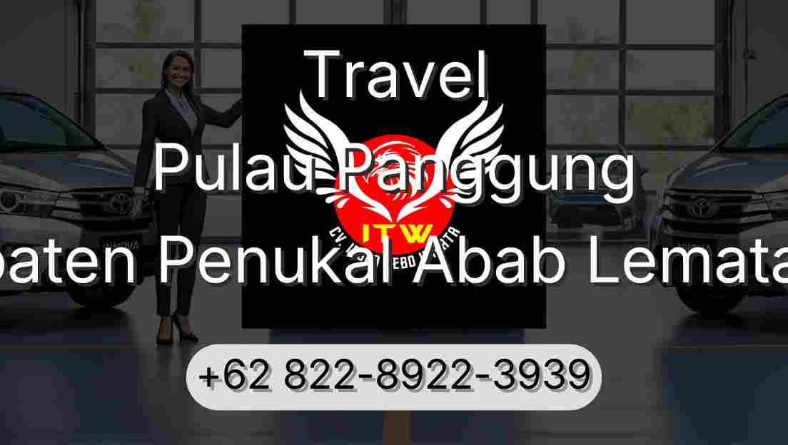 Travel Pulau Panggung Kabupaten Penukal Abab Lematang Ilir