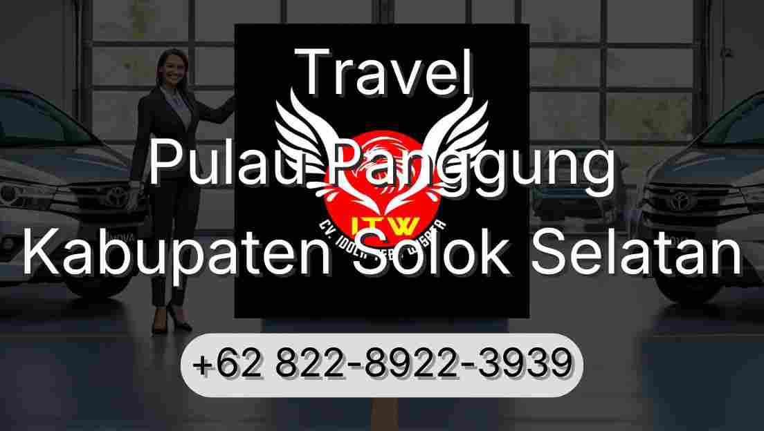 Travel Pulau Panggung Kabupaten Solok Selatan