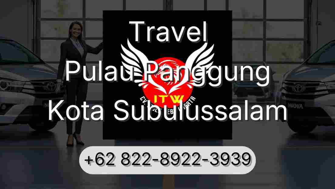 Travel Pulau Panggung Kota Subulussalam