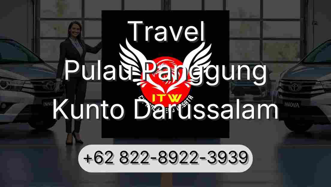 Travel Pulau Panggung Kunto Darussalam