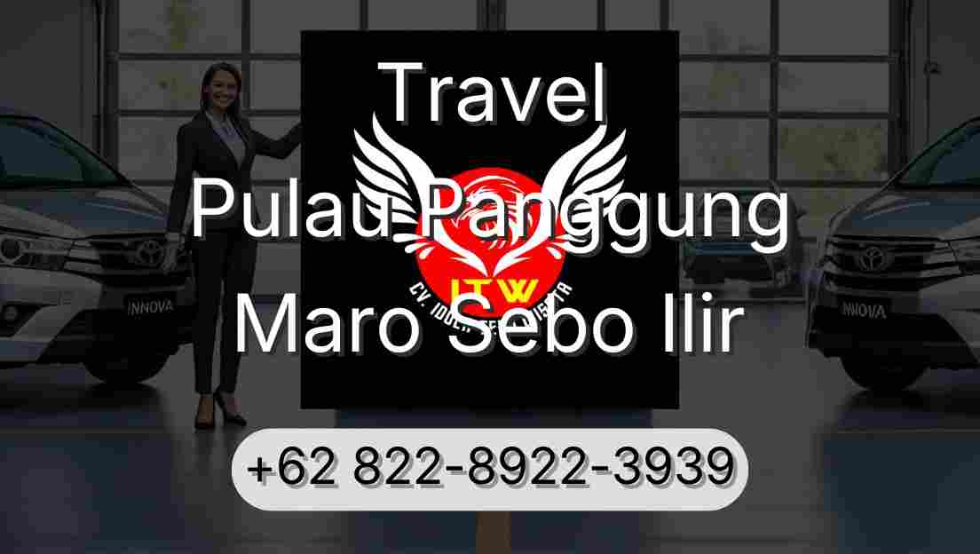 Travel Pulau Panggung Maro Sebo Ilir