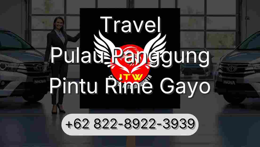Travel Pulau Panggung Pintu Rime Gayo