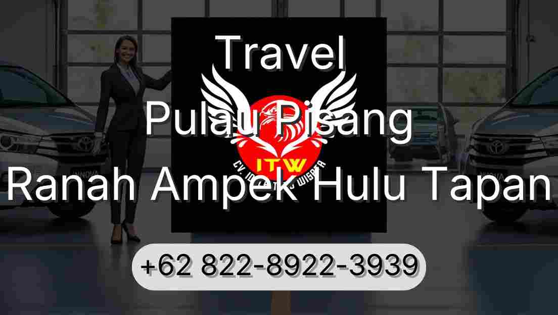 Travel Pulau Pisang Ranah Ampek Hulu Tapan