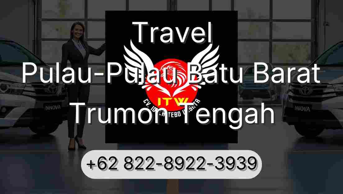 Travel Pulau-Pulau Batu Barat Trumon Tengah