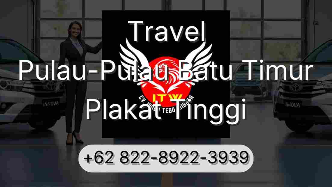 Travel Pulau-Pulau Batu Timur Plakat Tinggi