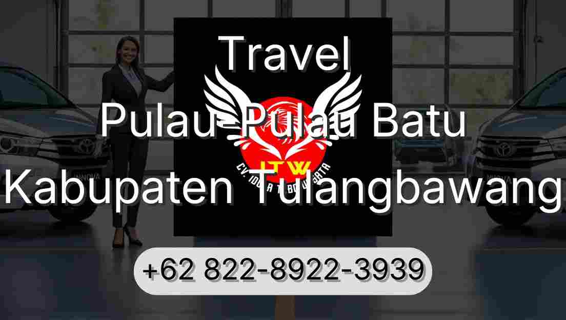 Travel Pulau-Pulau Batu Kabupaten Tulangbawang
