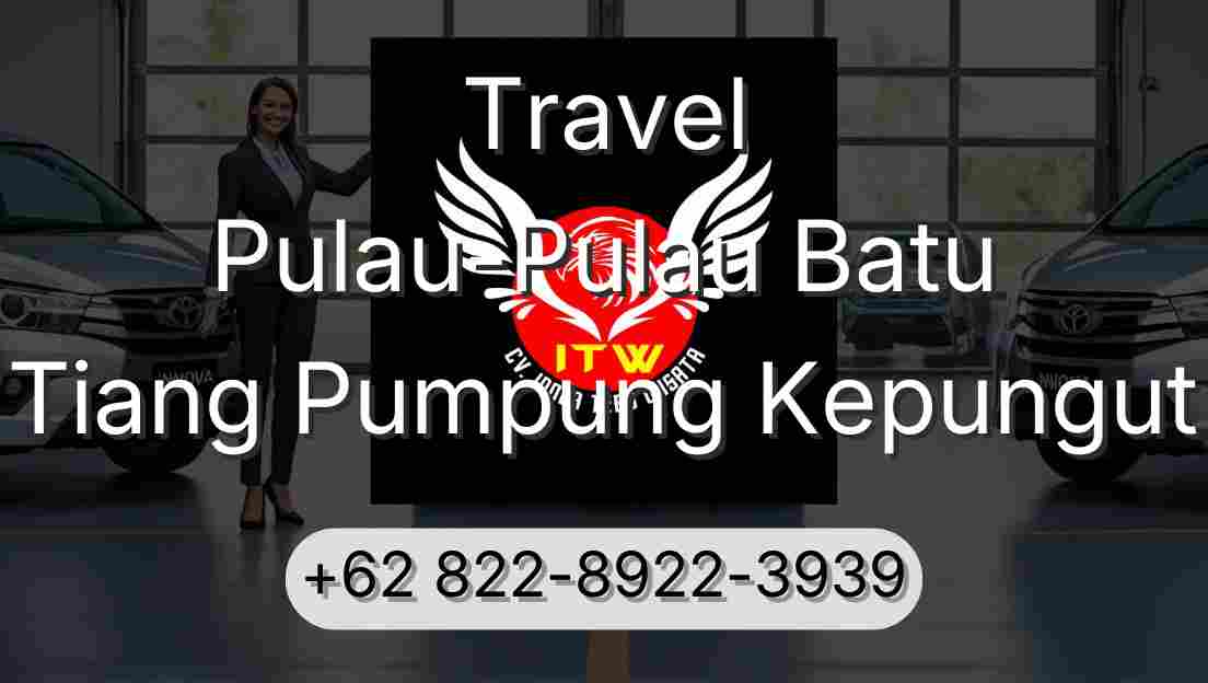 Travel Pulau-Pulau Batu Tiang Pumpung Kepungut