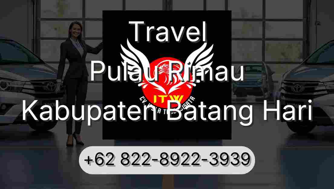 Travel Pulau Rimau Kabupaten Batang Hari
