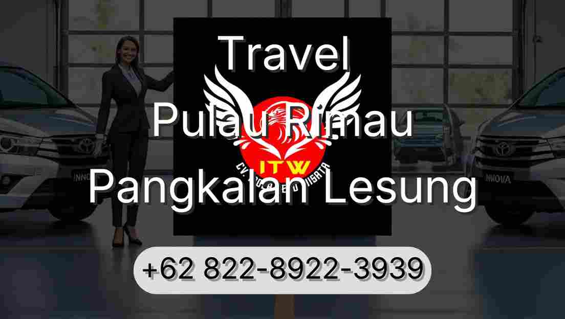 Travel Pulau Rimau Pangkalan Lesung