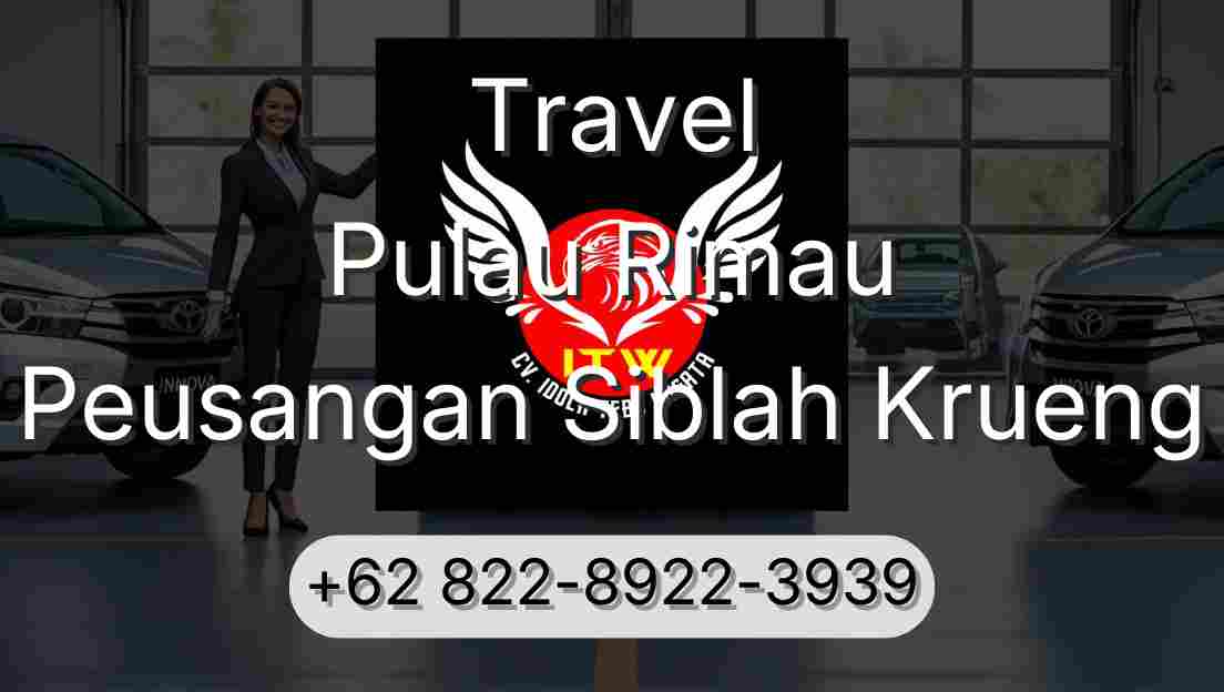 Travel Pulau Rimau Peusangan Siblah Krueng