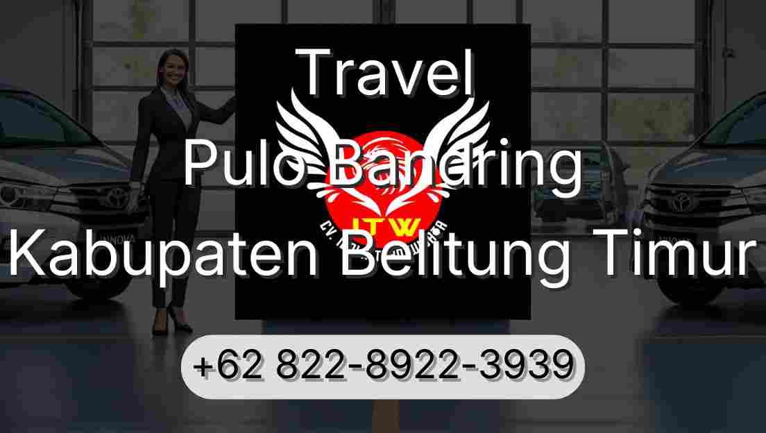 Travel Pulo Bandring Kabupaten Belitung Timur