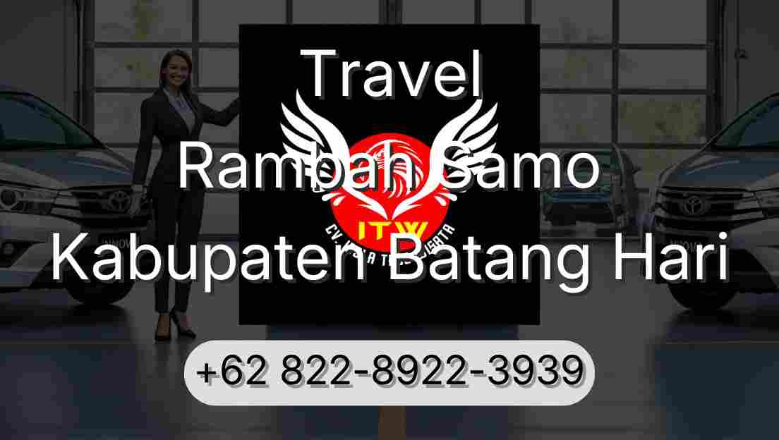 Travel Rambah Samo Kabupaten Batang Hari