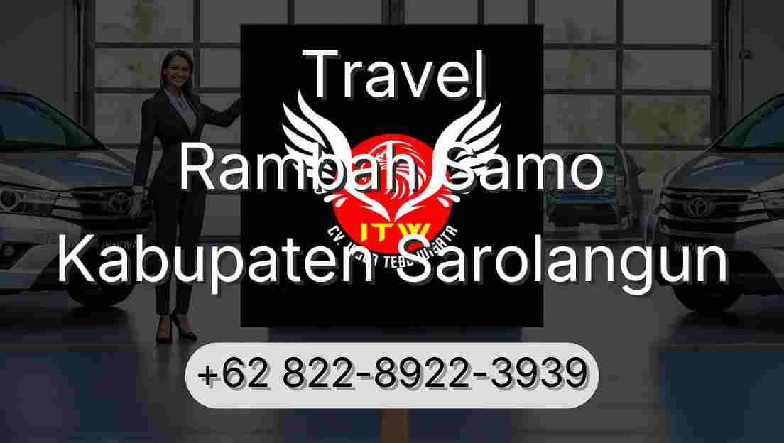 Travel Rambah Samo Kabupaten Sarolangun
