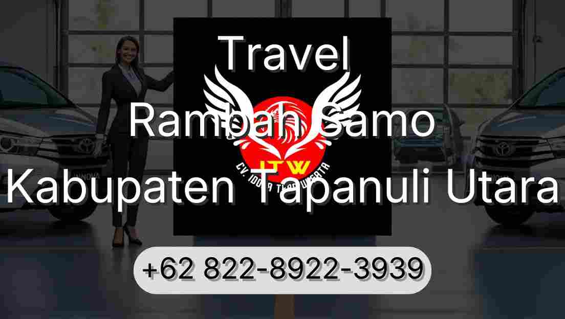 Travel Rambah Samo Kabupaten Tapanuli Utara