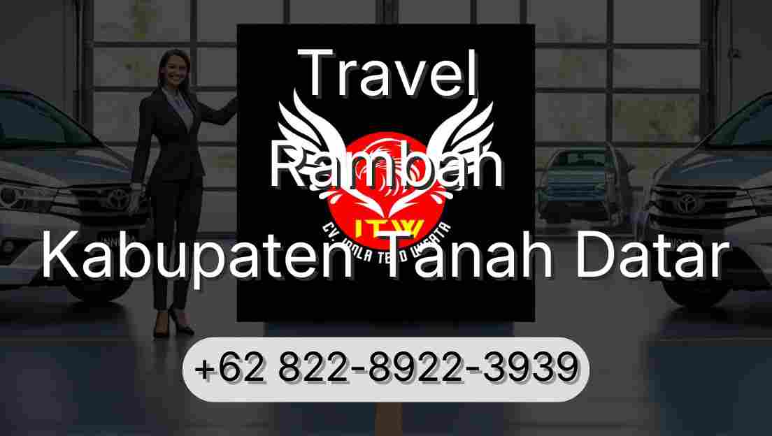 Travel Rambah Kabupaten Tanah Datar