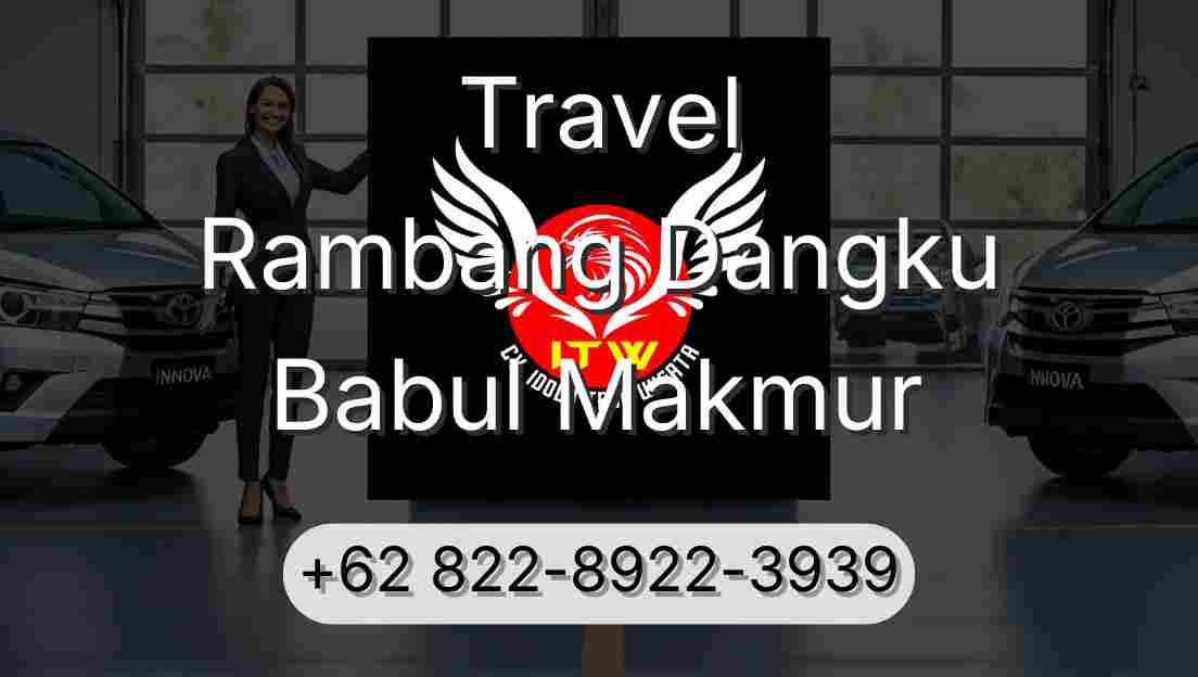 Travel Rambang Dangku Babul Makmur