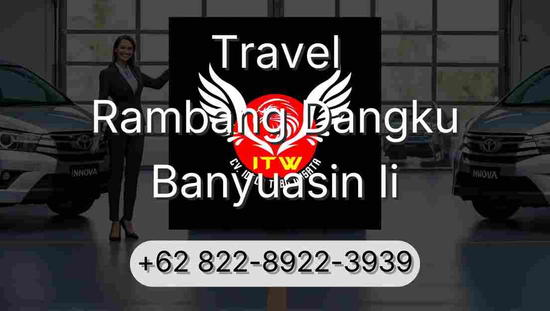 Travel Rambang Dangku Banyuasin Ii