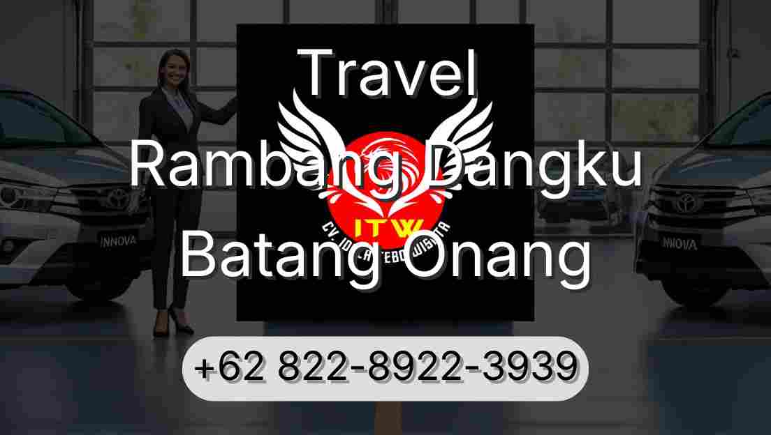 Travel Rambang Dangku Batang Onang