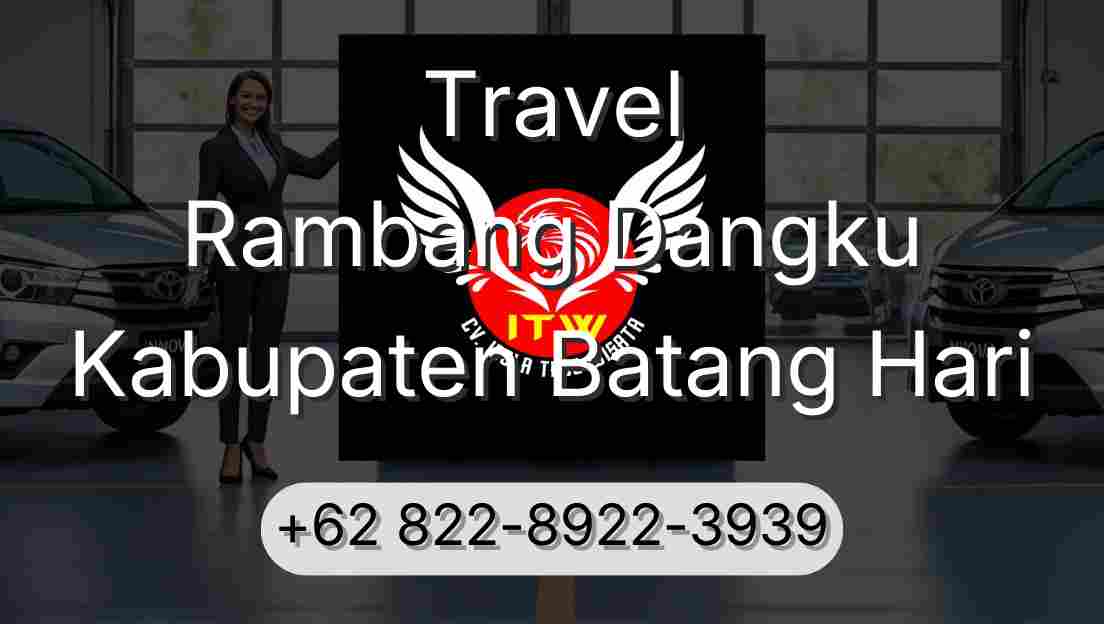 Travel Rambang Dangku Kabupaten Batang Hari