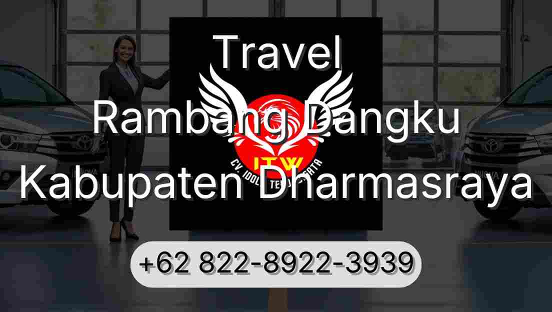 Travel Rambang Dangku Kabupaten Dharmasraya