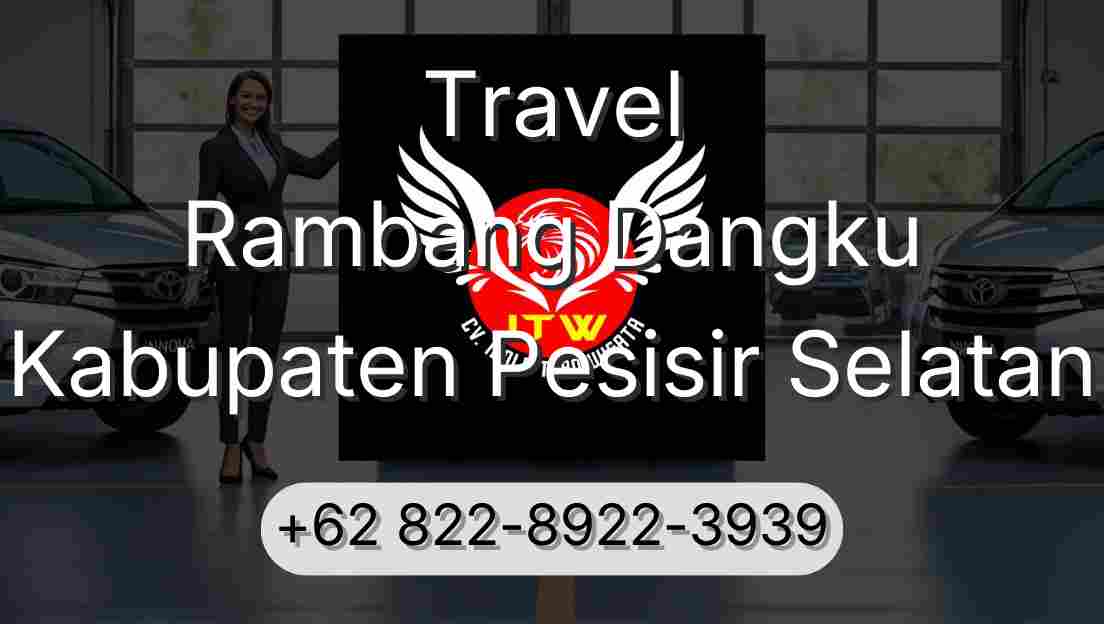 Travel Rambang Dangku Kabupaten Pesisir Selatan